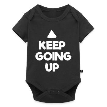 keep going up - Baby Premium short-sleeve bodysuit - black - Front