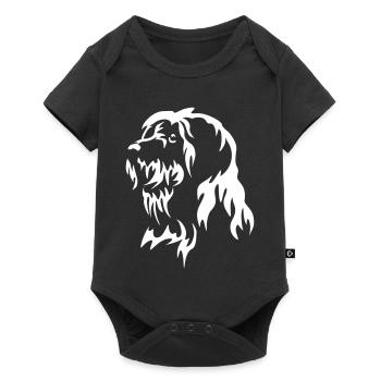 Bobtail Head "Black Edition" - Baby Premium short-sleeve bodysuit - black - Front