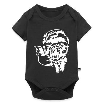 Australian Shepherd "Black Edition" - Baby Premium short-sleeve bodysuit - black - Front