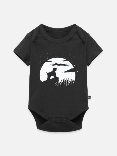 Black Russian Terrier - Baby Premium Kurzarmbody - Schwarz