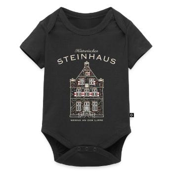 Werne, Historisches Steinhaus, Kreis Unna, NRW - Baby Premium Kurzarmbody - Schwarz - Vorne