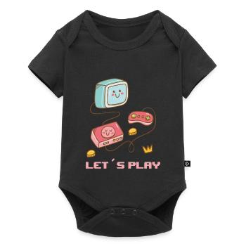 Kawaii Gaming - Sweet fun! - Baby Premium short-sleeve bodysuit - black - Front