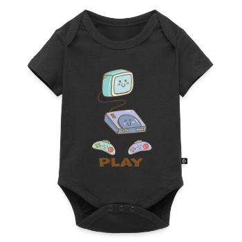 Kawaii Gaming - Sweet fun! - Baby Premium short-sleeve bodysuit - black - Front