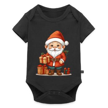Christmas Gnome - Baby Premium short-sleeve bodysuit - black - Front