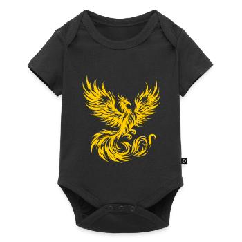 Fire Phoenix - Baby Premium short-sleeve bodysuit - black - Front