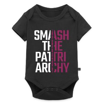 Smash the Patriarchy - Fight for Equality - Baby Premium short-sleeve bodysuit - black - Front