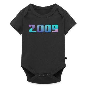 Birthday Gift 2009 Vintage 2009 Retro 2009 - Baby Premium short-sleeve bodysuit - black - Front