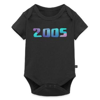 Cadeau Anniversaire 2005 Millésime 2005 Rétro 2005 - Body à manches courtes Premium Bébé - noir - Devant