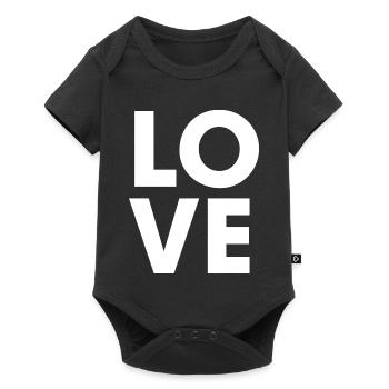 Faute de frappe de Love Square - Body à manches courtes Premium Bébé - noir - Devant