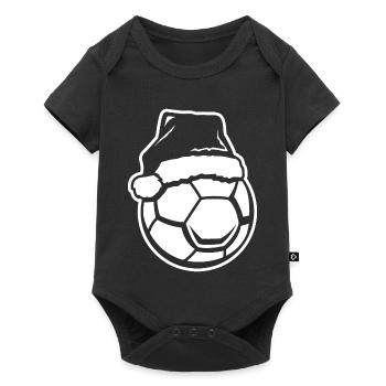 Noël de handball - Body à manches courtes Premium Bébé - noir - Devant