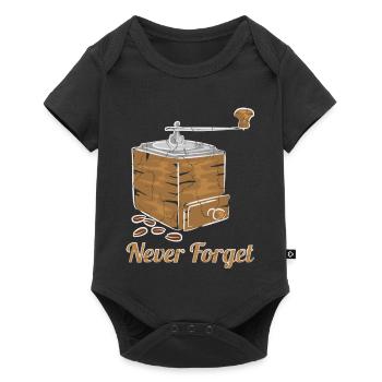 Coffee grinder for grinding coffee - Baby Premium short-sleeve bodysuit - black - Front