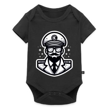 Captain White - Baby Premium short-sleeve bodysuit - black - Front