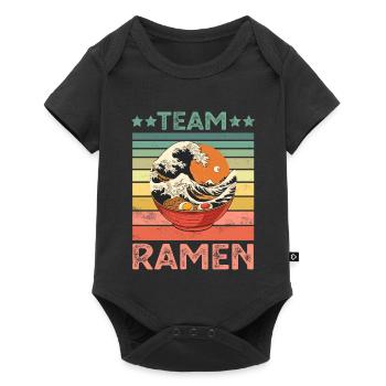 Ramen Nudeln - Baby Premium Kurzarmbody - Schwarz - Vorne