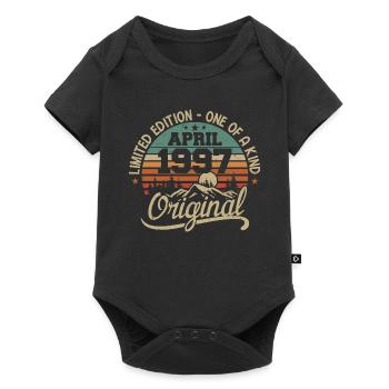 Vintage April 1997 - Original Gift April 1997 - Baby Premium short-sleeve bodysuit - black - Front