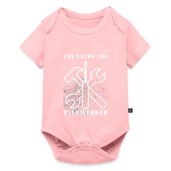 Do-it-yourselfers by nature – tool design - Baby Premium short-sleeve bodysuit - rose - Front