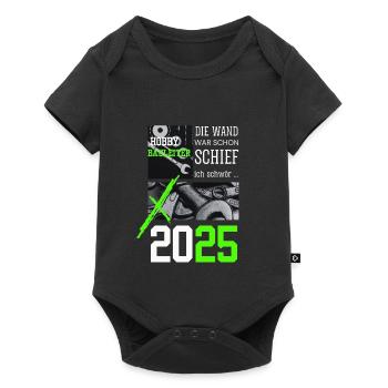 Hobby Construction Manager 2025 – I'm building it somehow now - Baby Premium short-sleeve bodysuit - black - Front