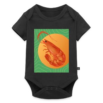 Maximalist Shrimp - Baby Premium short-sleeve bodysuit - black - Front