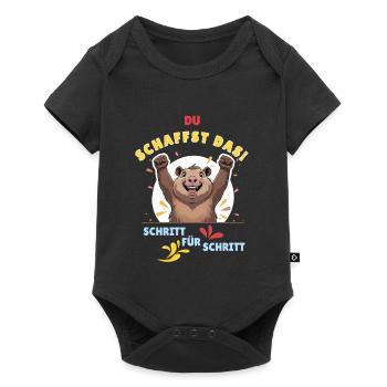Vous êtes fort comme un capybara ! Vous pouvez tout faire ! - Body à manches courtes Premium Bébé - noir - Devant