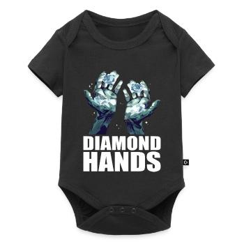 Diamond Hands Trading - Baby Premium short-sleeve bodysuit - black - Front