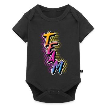 Team - Baby Premium short-sleeve bodysuit - black - Front