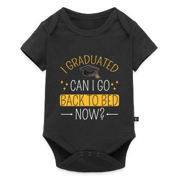 I Graduated can I go back to bed now? - Baby Premium Kurzarmbody - Schwarz - Vorne