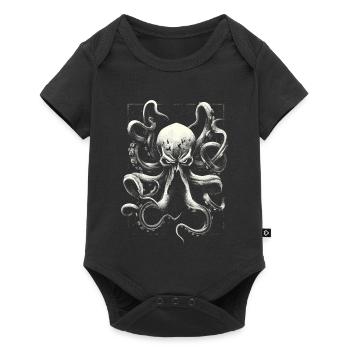 Octopuses - Baby Premium short-sleeve bodysuit - black - Front