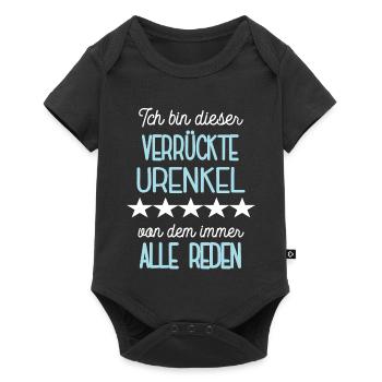 Great-grandson saying great-grandson great-grandchildren great-grandson - Baby Premium short-sleeve bodysuit - black - Front