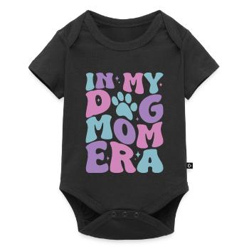 In My Dog Mom Era Pastel Paws - Baby Premium short-sleeve bodysuit - black - Front