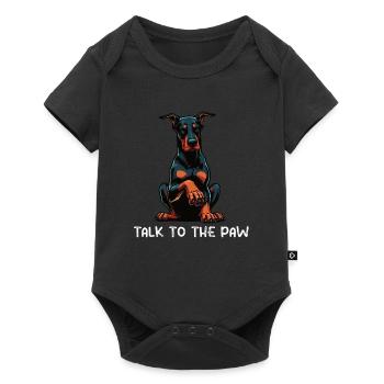 Talk to the Paw Doberman Doberman Owner - Baby Premium short-sleeve bodysuit - black - Front