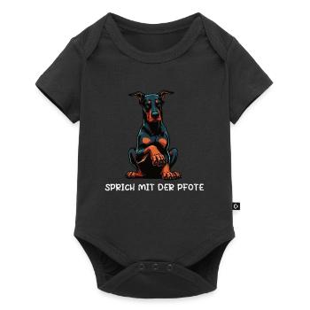 Talk to the Paw Doberman Doberman Owner - Baby Premium short-sleeve bodysuit - black - Front