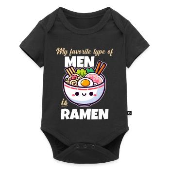 My favorite kawaii ramen type - Baby Premium short-sleeve bodysuit - black - Front