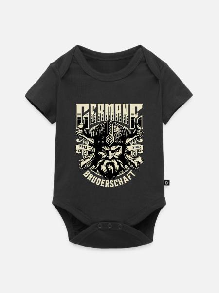 Nordische Bruderschaft Germane - Baby Premium Kurzarmbody - Schwarz
