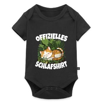 Chemise de nuit officielle - Body à manches courtes Premium Bébé - noir - Devant