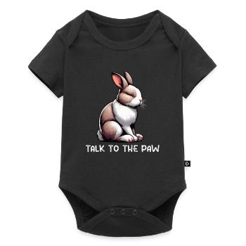 Talk to the Paw Rabbit Bunny Bunny Long Eared - Baby Premium short-sleeve bodysuit - black - Front