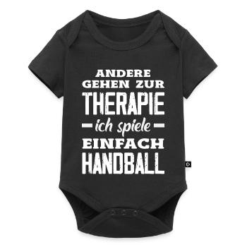 Handball Joueurs Handball Handball Cadeaux - Body à manches courtes Premium Bébé - noir - Devant