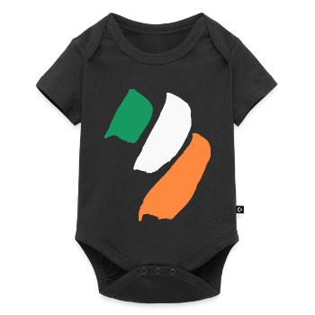 Ireland Flag - Baby Premium short-sleeve bodysuit - black - Front