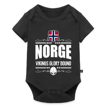 NORVÈGE - NORGE VIKINGS GLORY - Body à manches courtes Premium Bébé - noir - Devant