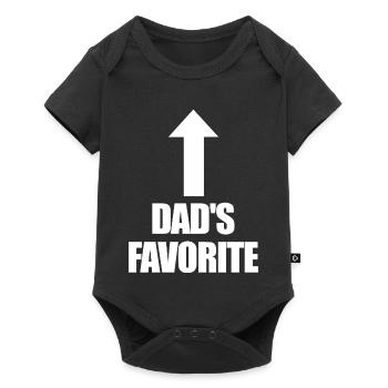Préféré de papa Je suis le préféré de papa - Body à manches courtes Premium Bébé - noir - Devant