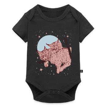 NOUS DANS UN AUTRE UNIVERS - Body à manches courtes Premium Bébé - noir - Devant