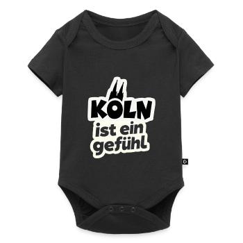Cologne is a feeling Cologne cathedral - Baby Premium short-sleeve bodysuit - black - Front