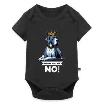 Before You Ask Great Dane Great Dane Owner - Baby Premium short-sleeve bodysuit - black - Front