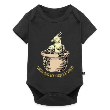 Growing My Own Legend - Edition Vintage Peach - Baby Premium short-sleeve bodysuit - black - Front
