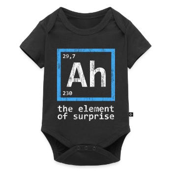 Ah Element Of Surprise Periodic Table - Baby Premium short-sleeve bodysuit - black - Front