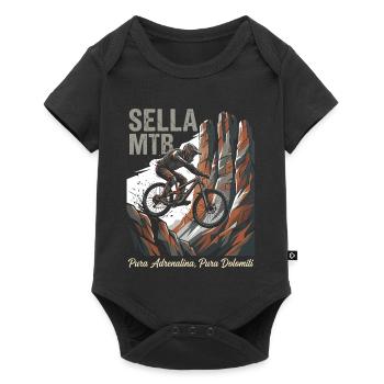 Sella MTB Towers Downhill Pura Adrenalina Art - Baby Premium short-sleeve bodysuit - black - Front