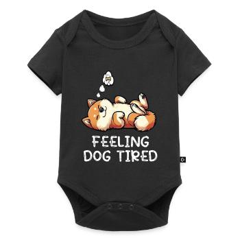 Feeling Dog Tired Shiba Inu Shiba Owner Shiba - Baby Premium short-sleeve bodysuit - black - Front