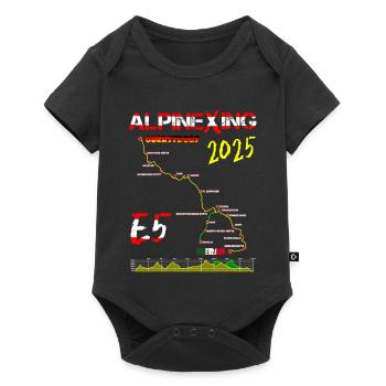 E5 Oberstdorf Merano 2025 - Baby Premium short-sleeve bodysuit - black - Front