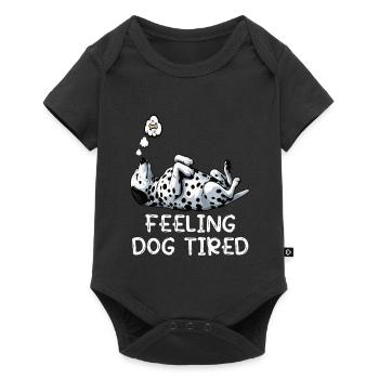 Feeling Dog Tired Dalmatian Dalmatian Owner - Baby Premium short-sleeve bodysuit - black - Front