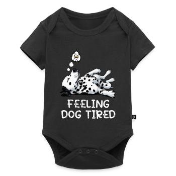 Feeling Dog Tired Dalmatian Dalmatian Owner - Baby Premium short-sleeve bodysuit - black - Front