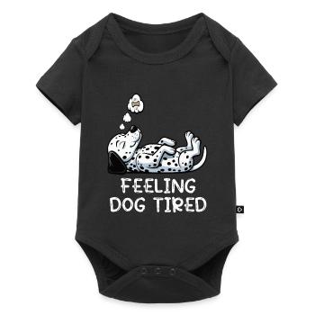 Feeling Dog Tired Dalmatian Dalmatian Owner - Baby Premium short-sleeve bodysuit - black - Front
