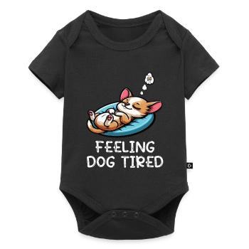 Feeling Dog Tired Chihuahua Chihuahua Owner Chi - Baby Premium short-sleeve bodysuit - black - Front